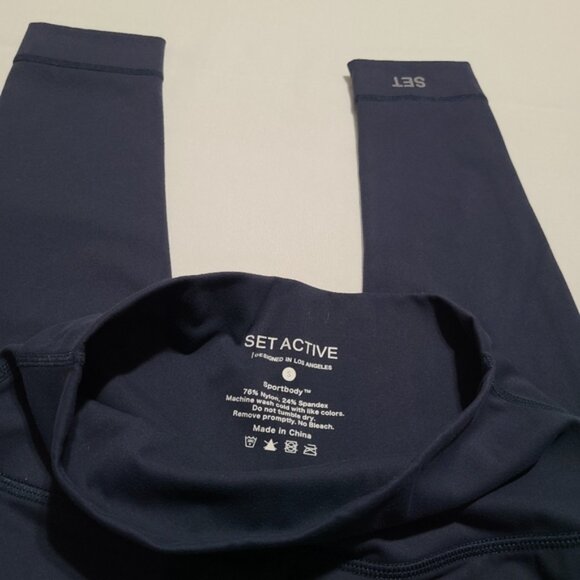 SET ACTIVE Sportbody Leggings Oxford sz S - Picture 6 of 9
